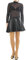Swing Rock Mini Glanz Lack Leder Optik Gummibund Skirt Minirock schwarz-Glanz XXL/XXXL