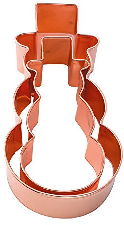 Cuivre Bonhomme de neige Emporte-pièce, Lot de 2