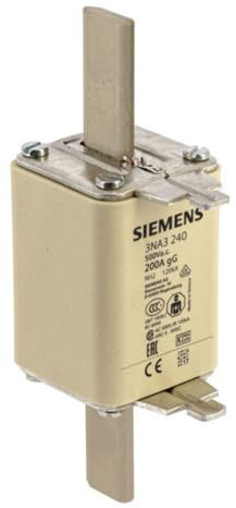 Siemens - 3NA3240 NH-Sicherungseinsatz Größe 2, 200A, 500V AC