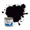 Humbrol, vernice per modellini, AA0936, n. 85, nero carbone, satinata, stagno n. 1 (14 ml), smalto per modelli, plastica, metallo, legno, vetro, ceramica e altro ancora, vernice per ritocchi smaltata,