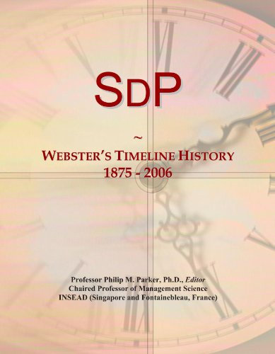 SdP: Webster's Timeline History, 1875 - 2006
