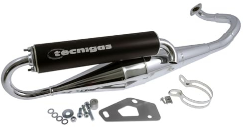 Chrom Auspuff Tecnigas Next R für TGB Bullet RS 50 ccm 2 Takt