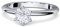 Amoonic Verlobungsringe Weißgold Ring 585 Zirkonia***+ inkl. Luxusetui + Solitär Ringe Zirkonia wie Diamantring Diamant- 585 Verlobungsringe Weißgold - Precious AM195WG585ZIFA50