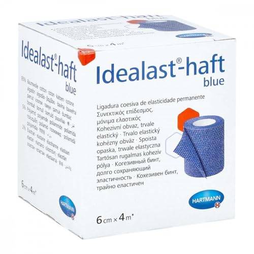 Idealast-haft color Binde 6 cmx4 m blau 1 stk