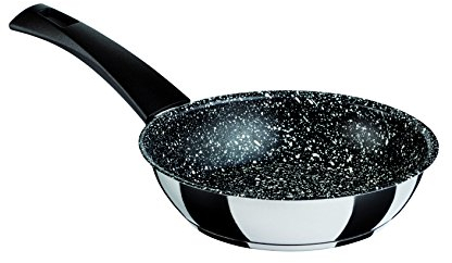 Inoxibar Sartén con Recubrimiento Efecto Piedra, 18 cm, Acero Inoxidable