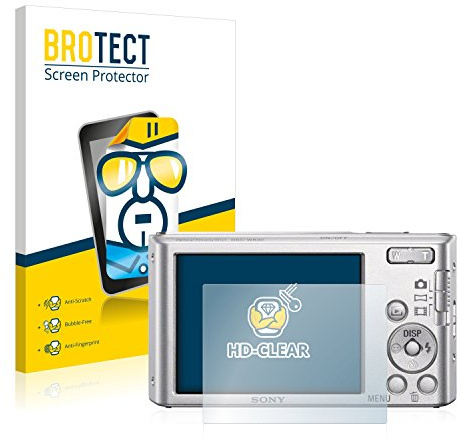 BROTECT (2 Stück Schutzfolie für Sony Cyber-Shot DSC-W830 Displayschutz Folie Made in Germany, Ultra-Klar