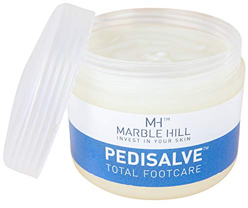 PediSalve Foot Cream Fast Relief Very Dry Feet Hard Skin. Cracked Heels Diabetic Foot Care, Eczema. Shea butter Vit E. Developed by Medical Doctor Marble Hill 100g