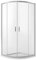 Idralite Eckeinstieg Duschkabine Runddusche 80x80 H198 Transparent 6mm Glas Mod. Ready