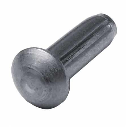 Reidl Halbrundkerbnägel 4 x 5 mm DIN 1476 A2 blank 10 Stück