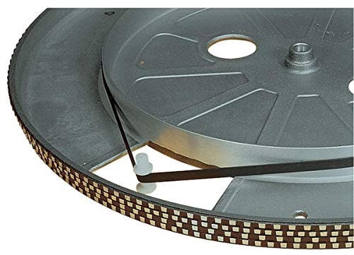 Schwarz 172 mm Plattenspieler Antriebsriemen