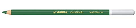 Pastellkreidestift - STABILO CarbOthello - Einzelstift - chromoxidgrün stumpf imit.