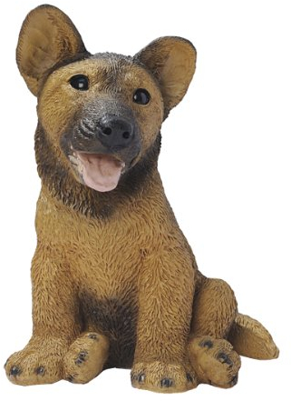 Design Toscano Deutscher Schäferhundwelpe, Figur