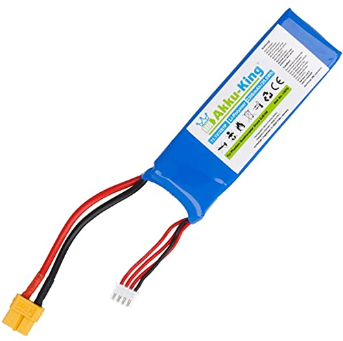 Akku kompatibel mit DJI DJB100 - Li-Polymer 11.1V 2300mAh - für Phantom 1, Align F450, F550, 7FE0, RI36, Walkera Runner 250 u. a. Quadrocopter