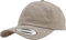 Yupoong Flexfit Low Profile Cotton Twill Unisex Dad Hat Cap für Damen und Herren, 6 Panel Baseball Cap unstructured mit Messingverschluss, khaki, One Size