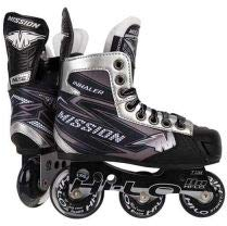 Bauer Mission Youth RH Inhalator NLS-06 Hockey Skate, schwarz, E 11,0