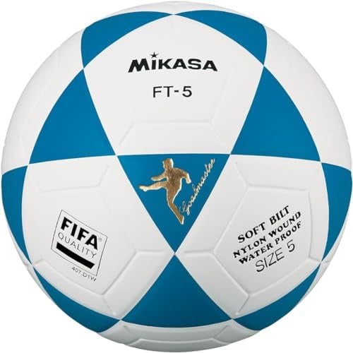 MIKASA FT5 FQ B, Spezial-Fußball, Unisex, für Erwachsene, Hellblau, 5