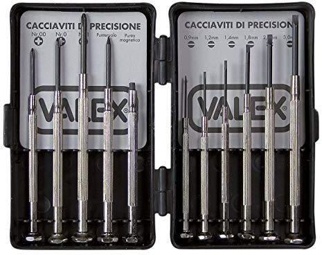 Valex Cacciaviti Precisione Serie 11 Pezzi