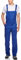 Qualitex Arbeits-Latzhose BW Gr. 56, Bleu - Kornblau