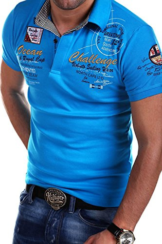 MT Styles Poloshirt Challenge T-Shirt R-2728 [Türkis,