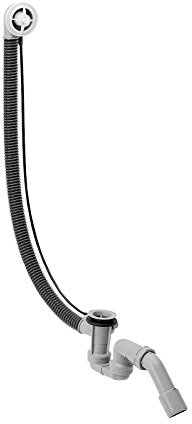 Flexaplus Fertigset | Ab- und Überlaufgarnitur für Sonderwannen | Grundkörper | Hansgrohe | 58141180 | Wannengarnitur | Badewanne | 1 1/2 Zoll x 40 / 50 mm