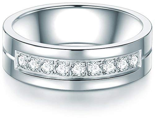 Trilani Damen Ring Edelstahl