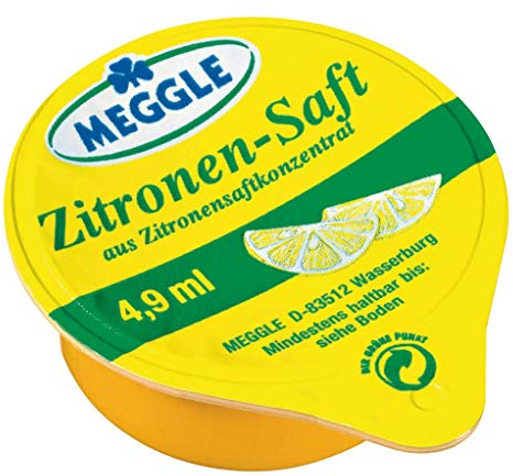 Meggle Zitronensaft 120 x 4,9ml Tassenportionen