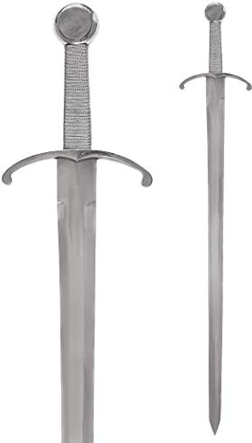 Battle-Merchant Mittelalterliches Schwert aus Stahl - 92,5 cm - Echt Metall