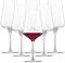 SCHOTT ZWIESEL Beaujolais Rotweinglas Fine (6er-Set), schlanke Beaujolais Gläser für Rotwein, spülmaschinenfeste Tritan-Kristallgläser, Made in Germany (Art.-Nr. 113759), Farblos