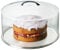 Tablecraft Metal Handle Cake Dome 30cm | Plastic Cake Dome, Cake Cover, Food Cover, Plate Cover