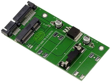 KALEA-INFORMATIQUE mSATA-auf-SATA-Adapter mit Befestigungsclip für die SSD
