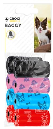 CROCI Sac Ramasse Crottes pour Chien 8 x 20