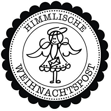 CREATIV DISCOUNT NEU Stempel Weihnachtspost, 3cm ø