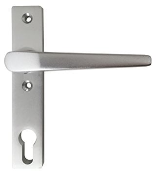 SIXONE Türdrückerpaar Türgriff Türbeschlag Türdrücker Alu inkl. Kurzschild Beschlag Griff