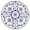 Eschenbach Porzellan Group Tallin Indischblau Teller flach Coup 19 cm, Porzellan, Indigoblau, 01 x 01 x 01 cm