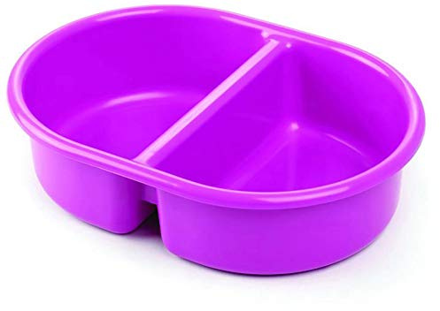 The Neat Nursery Co. Neat Nuresery Oval Top 'n' Tail Wash Bowl, 956 Plum, 0.3 kg
