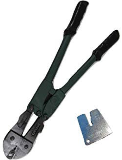 Heavy Duty Crimping Tool with Gauge 4 in 1 (Fencing Ferrules Crimper Garden Wire Repair)