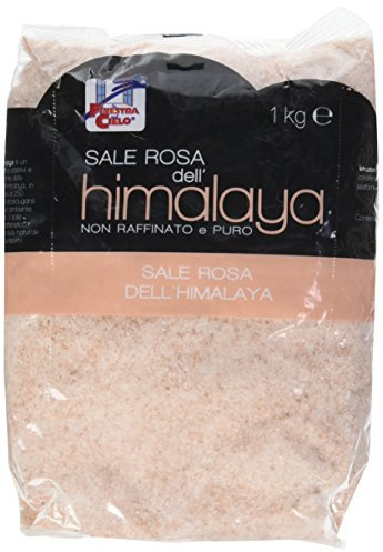 La Finestra Sul Cielo Sale Rosa Himalaya Fino - Non Raffinato e Naturale Sale Rosa Himalaya - 1000 g