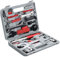 tectake® Caja Herramientas para Bicicleta con Maletin Herramientas Compacto, incluye Destornilladores y Llave Inglesa - 33 x 7 x 25,5 cm 50 Piezas