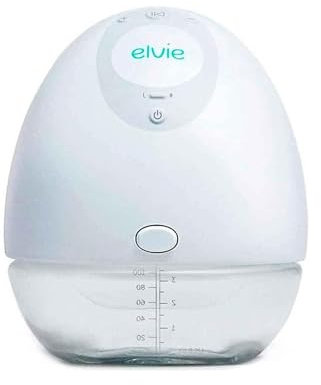 Elvie Sacaleches Eléctrico Portátil 24/28mm - Silencioso, Manos Libres - Cabe en tu Sujetador - Fácil de Limpiar y Transportar - Tecnología Innovadora, e Inteligente, Control via App