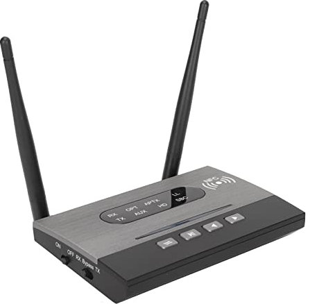 Bluetooth 5.0 Sender Empfänger, 2 in 1 Bluetooth Audio Adapter, AptX Low Latency SPDIF Wireless Optical 3.5mm AUX Sound Adapter für TV, Heim Stereo Lautsprecher Kopfhörer