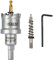 Mollom (34mm | 1-5/16) Sierra de Corona de T.C.T Carburo Broca con 2 Brocas,Punta de carburo de tungsteno para Metal Duro,Acero,Hierro,Cobre,Madear,Latón,Plástico