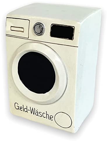 BUSDUGA 2951 Sparkasse Waschmaschine Geld-Wäsche Spardose Geschenkidee