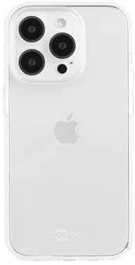 goobay 61344 iPhone Schutzhülle kompatibel mit Apple 14 Pro Max/Kameraschutz & Displayschutz/Stoßfest/Durchsichtige Hülle