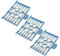 vhbw Filterset 3x Motorschutz-Filter kompatibel mit Bosch BGN2A310, BGN2B112, BZGL2A310, BZGL2A312, BZGL2A317, BZGL2B315, BGN2CHAMP Staubsauger