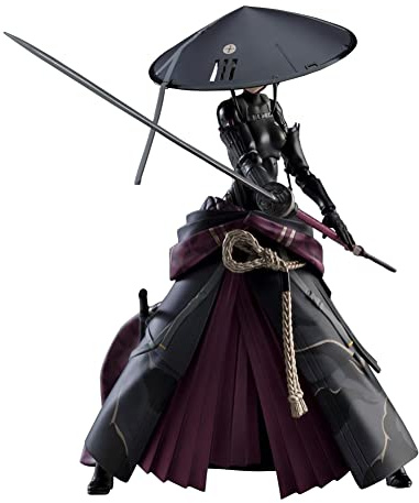 Anime Ronin Figur Statue - Action Figures Ronin 15 cm PVC Modell Wechselbares Gesicht Bewegliche Figuren Desktop Decor Sammlerstücke