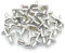 LICQIC 20 Pcs Shelf Pins, Metal Shelf Support Pegs for 5 mm Hole, Shelf Brackets for Cupboard Cabinet Furniture Kitchen Wardrobe Shelves, Style 4, Fits 5 mm Hole