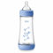 Chicco PERFECT 5 Biberon Anticolica 300 ml, Biberon Flusso Veloce, 4 Mesi +, con Tettarella in Morbido Silicone, Biberon Biofunzionale con Intui-flow System da 300 ml, Azzurro