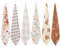 LifeTree Baby Musselin Waschlappen, 6 Stück weiche Bambus Baumwolle Baby Handtuch für Jungen und Mädchen, 26x26 cm Waschlappen Kinder Tücher
