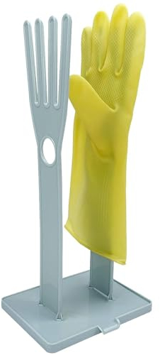 Kitchen Glove Holder Glove Drying Rack Plastic Reusable Cleaning Glove Dryer Rack Stand Towel Storage Holder Kitchen Sink Tools