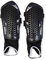 Mitre Aircell, extrem atmungsaktiv, Leichter und zuverlässiger Schienbeinschoner mit Knöchelschutz Fußball-Schienbeinschoner für Unisex Erwachsene, Schwarz/Weiß, XS